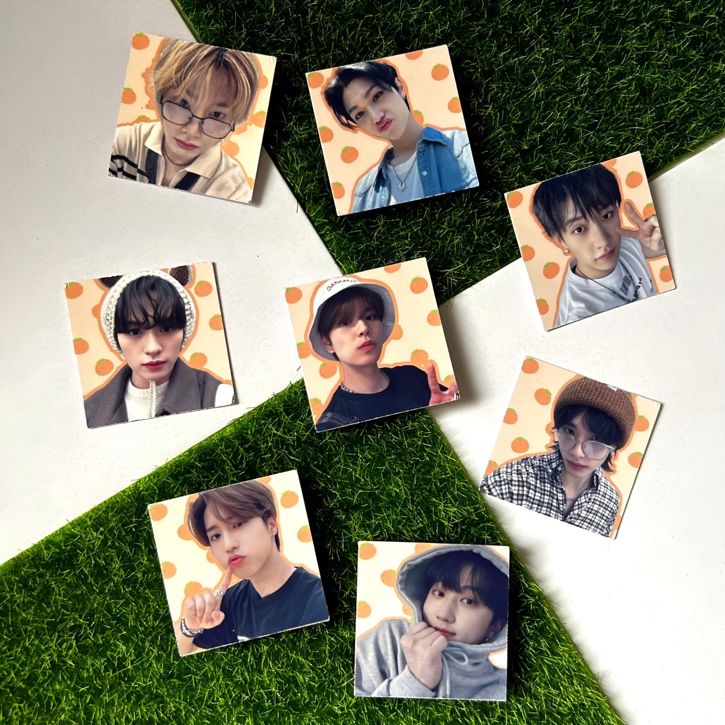 Stray Kids Orange Fruit Stickers