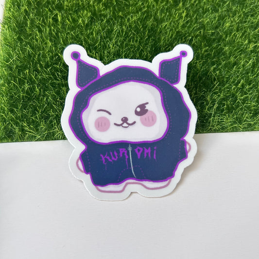 Squish Leebit Hoodie Sticker