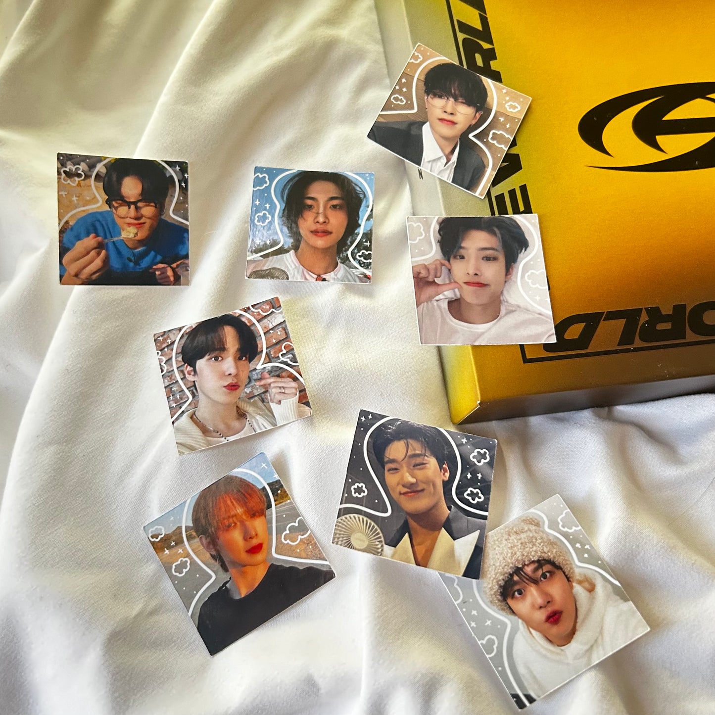 Ateez Cloud Doodle Stickers